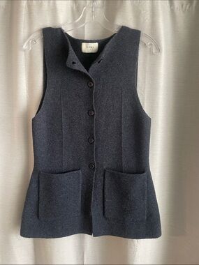 AVA INK LONGINE KNIT VEST DISSH